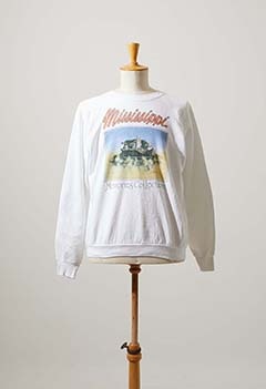 VINTAGE MISSISSIPI WHITE SWEAT