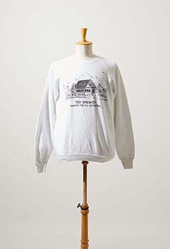 VINTAGE TED DREWERS WHITE SWEAT