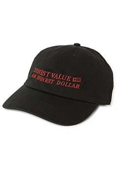 ワークスローガン HONEST VALUE キャップ