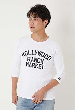 ダブルロゴプリント ストレッチフライス ハーフスリーブ(M / WHITE)