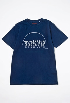 BAMBOO TOKYO LOGO INDIGO Tシャツ