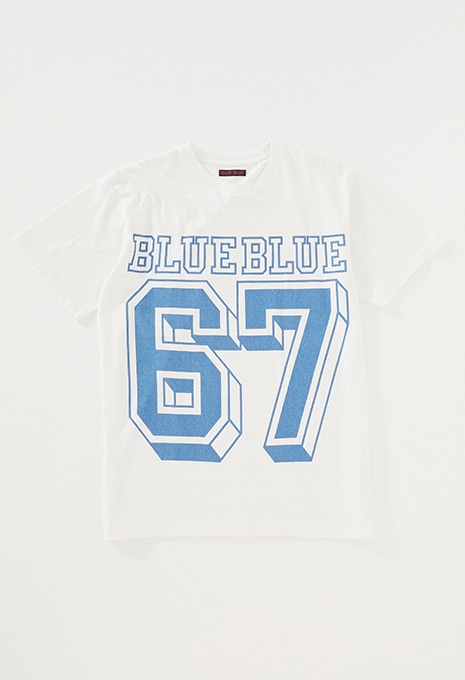 BLUE BLUE 67 ビッグロゴ Tシャツ