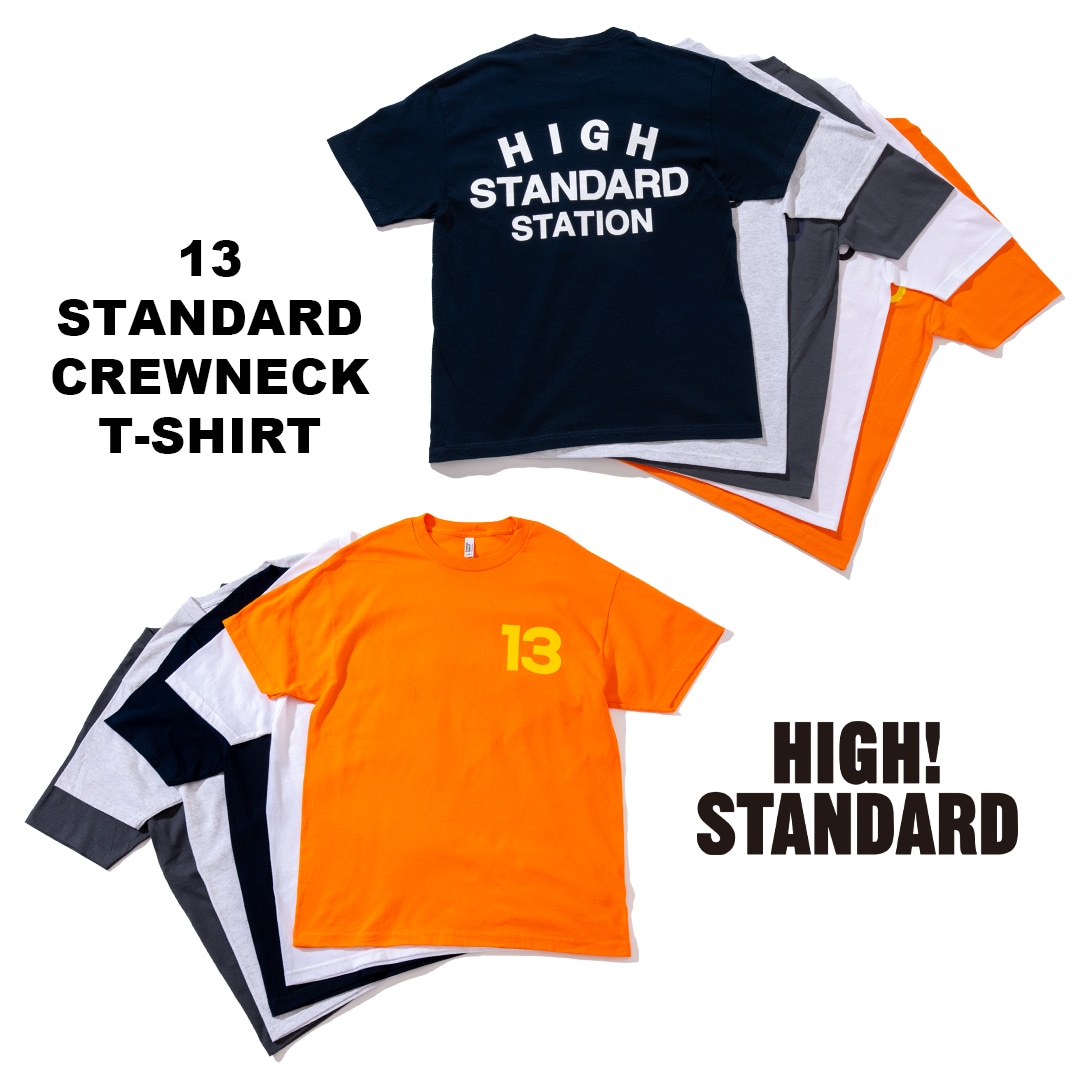 13 STANDARDクルーネック ショートスリーブ Tシャツ