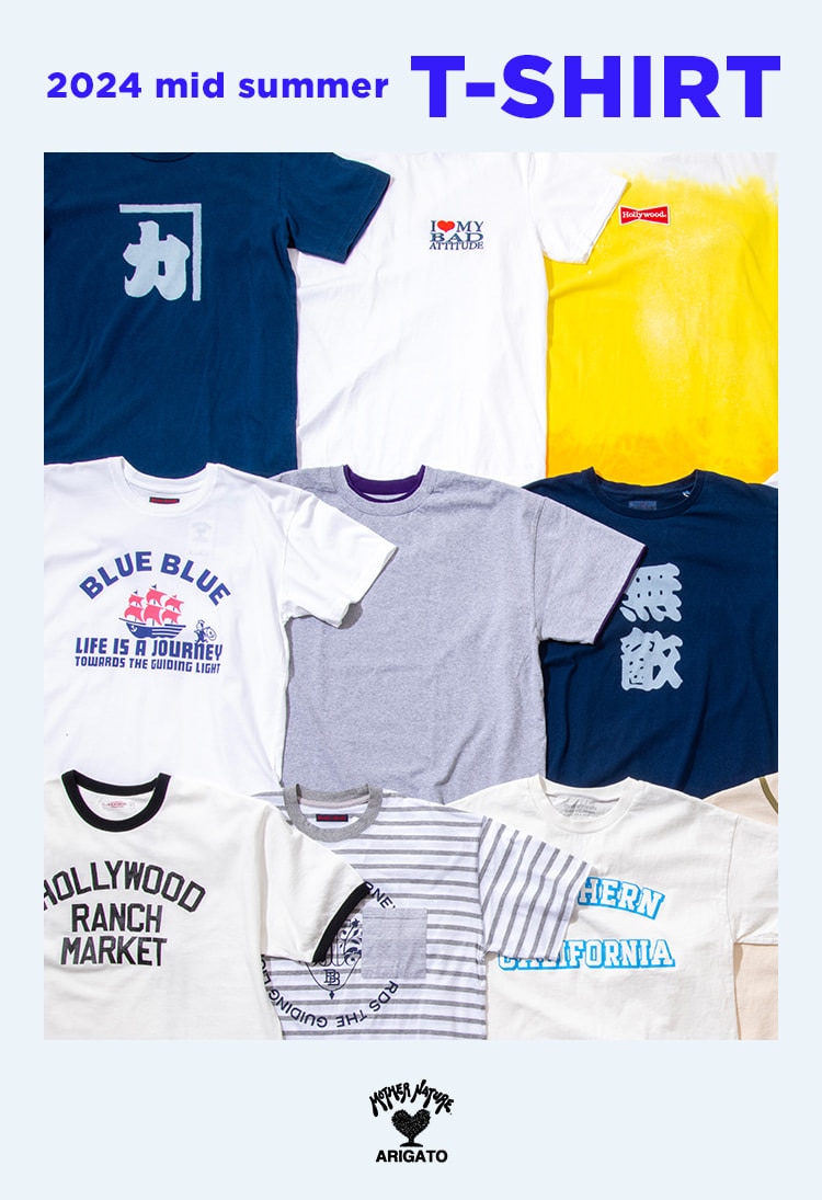 2024 T-SHIRTS COLLECTION 2 | HOLLYWOOD RANCH MARKET | BLUE BLUE |  ハリウッドランチマーケット公式通販 | 聖林公司