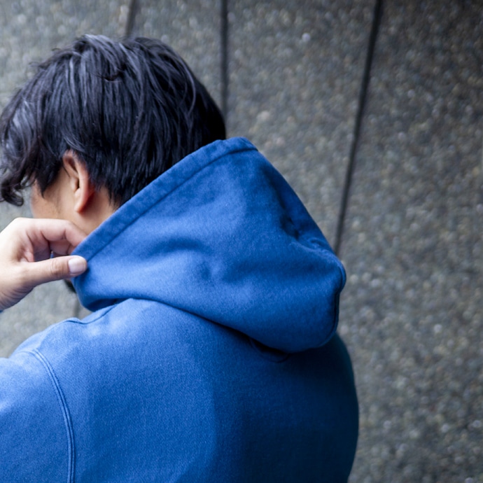 BLUE BLUE JAPAN - Indigo Tezome Pull Hoodie