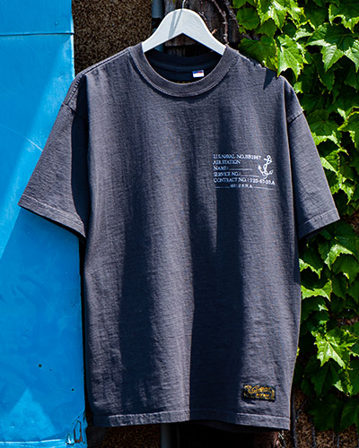 SOUTHERN MFG CO. BLUEBLUE ミルスペック プリント Tシャツ