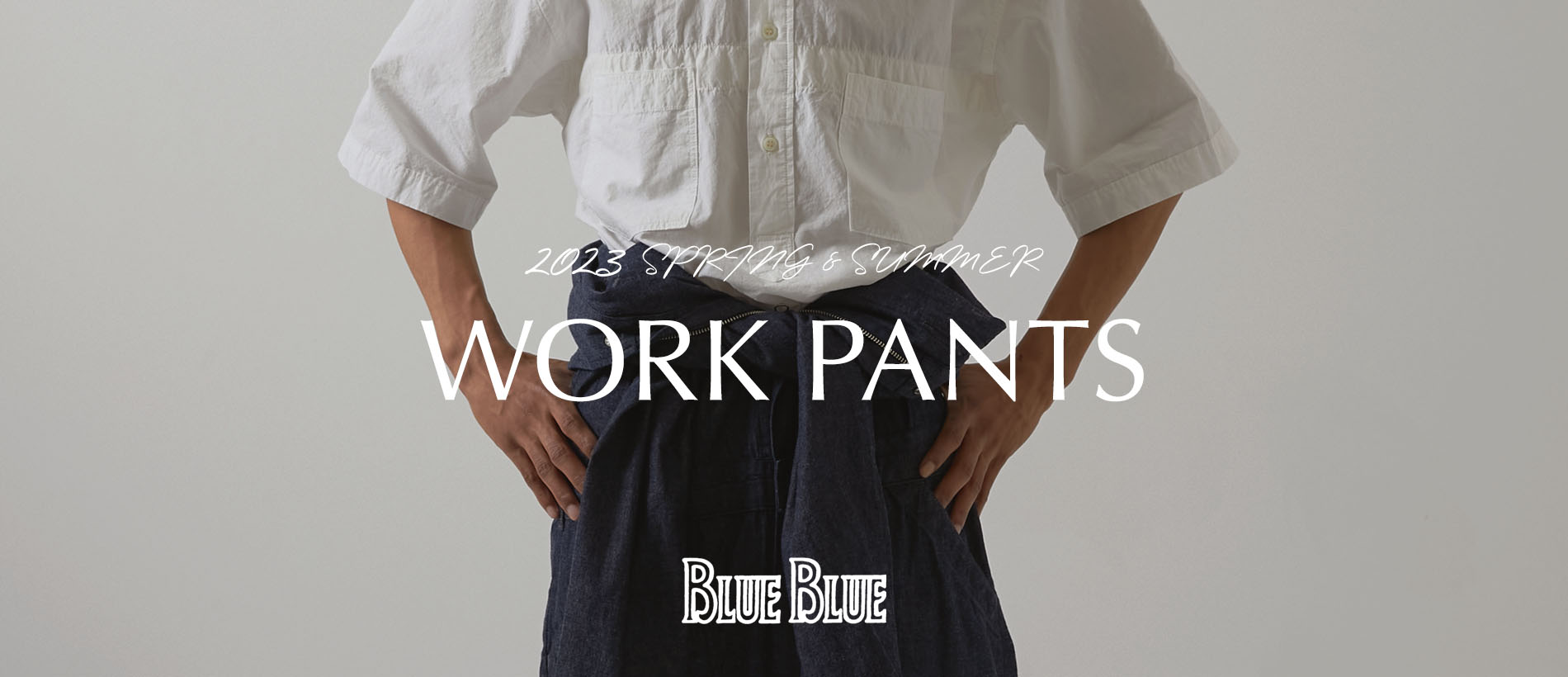 BLUE BLUE WORK PANTS