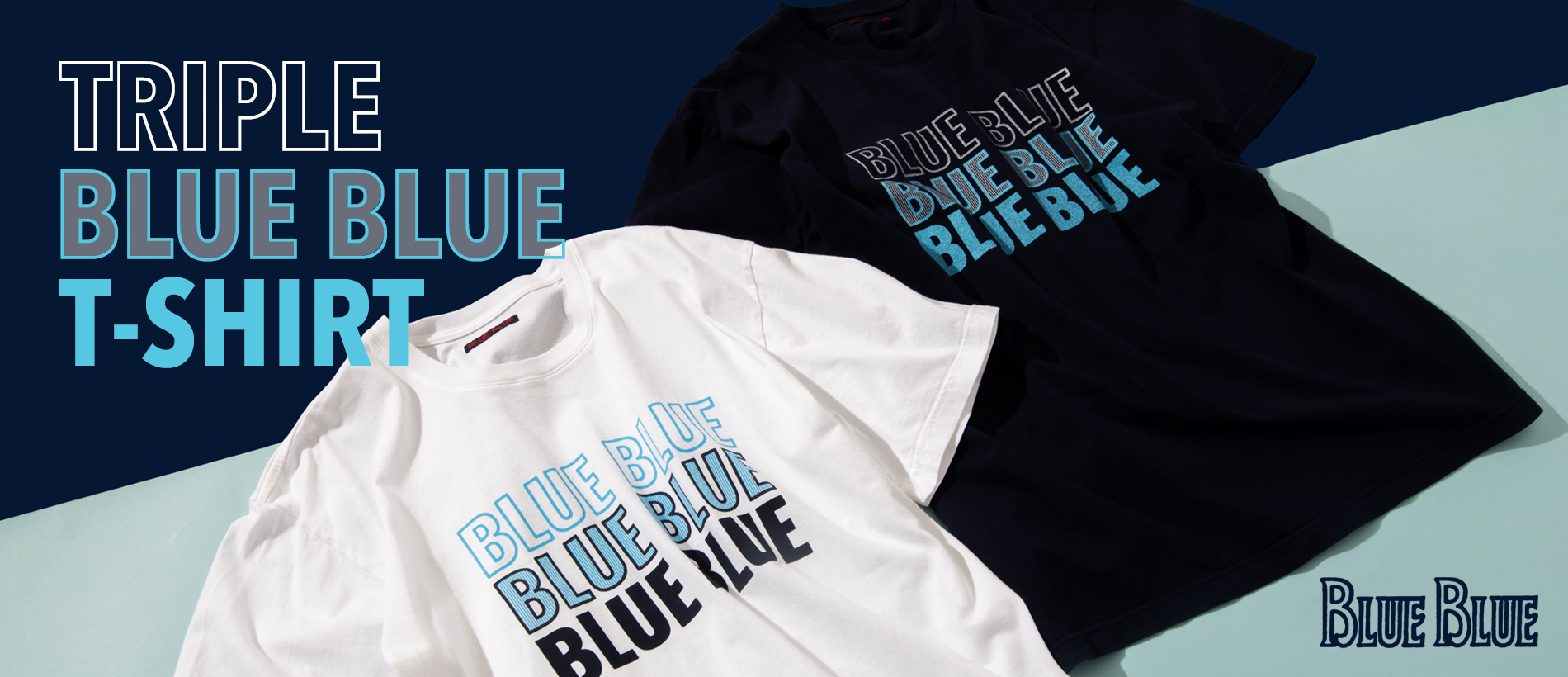 BLUE BLUE TRIPLE BLUE BLUE T-SHIRT| HOLLYWOOD RANCH MARKET 
