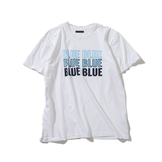 TRIPLE BLUE BLUE SHORT SLEEVE T-SHIRT 