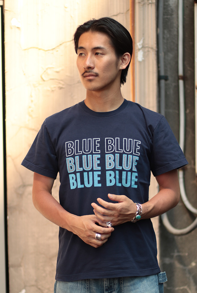 TRIPLE BLUE BLUE SHORT SLEEVE T-SHIRT 