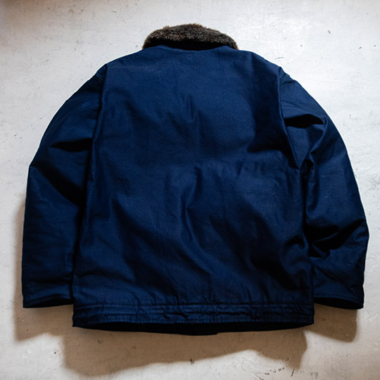 BLUE BLUEインディゴライトジャーマンクロスデッキジャケット 