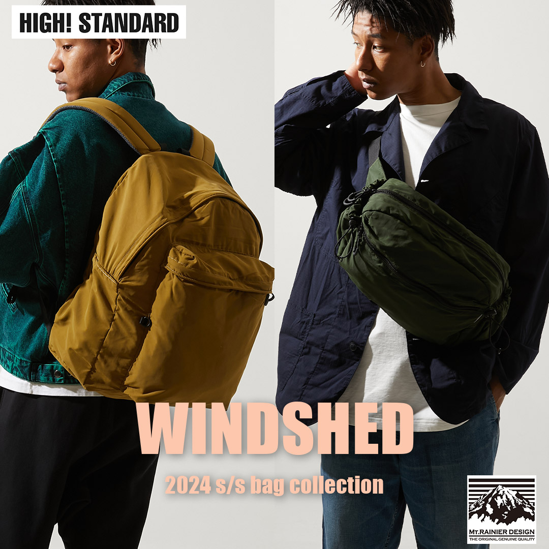 MT.RAINIER DESIGN x HIGH! STANDARD WINDSHED Bag Series | Seilin