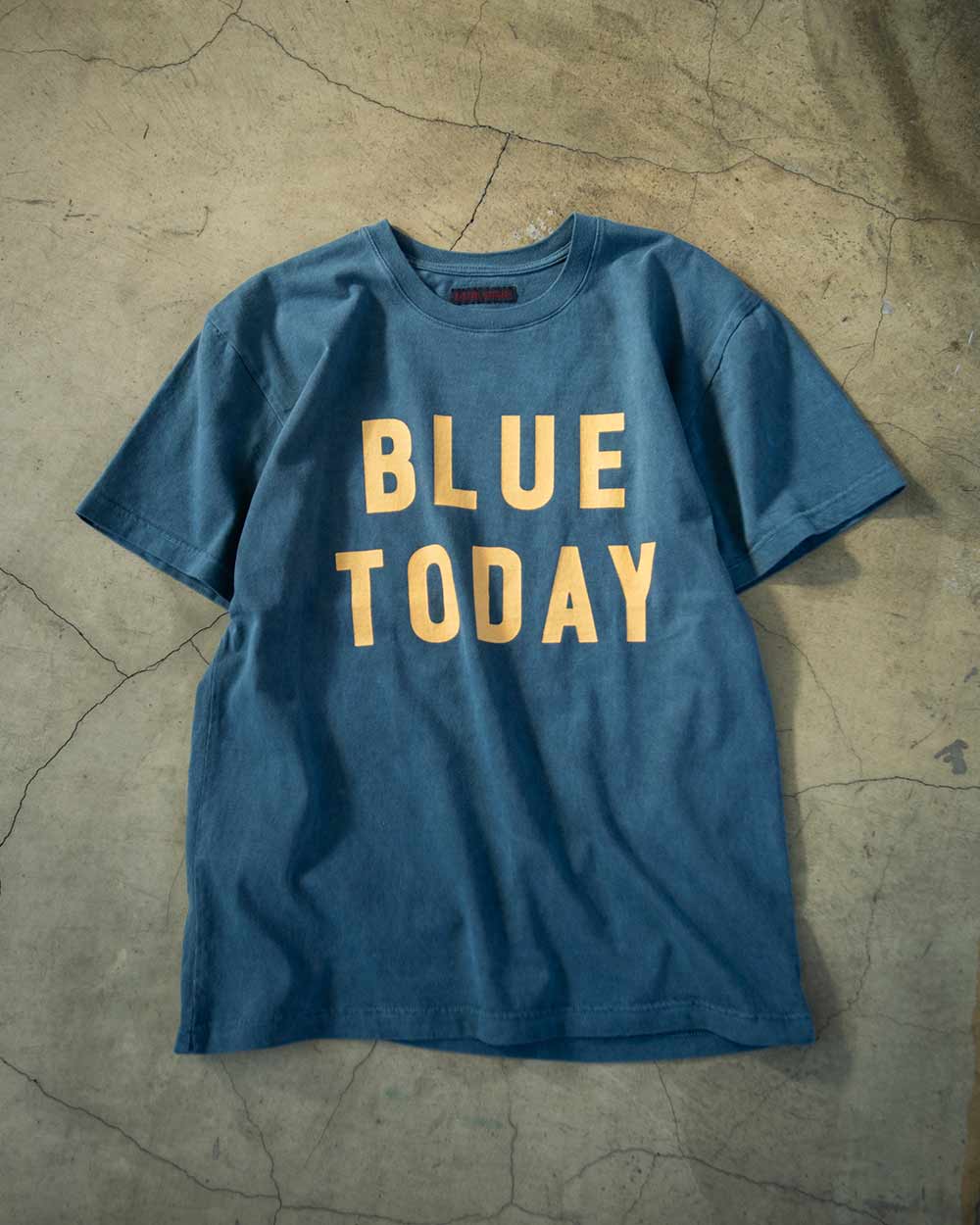 BLUE TODAY ヴィンテージ ウォッシュ Tシャツ