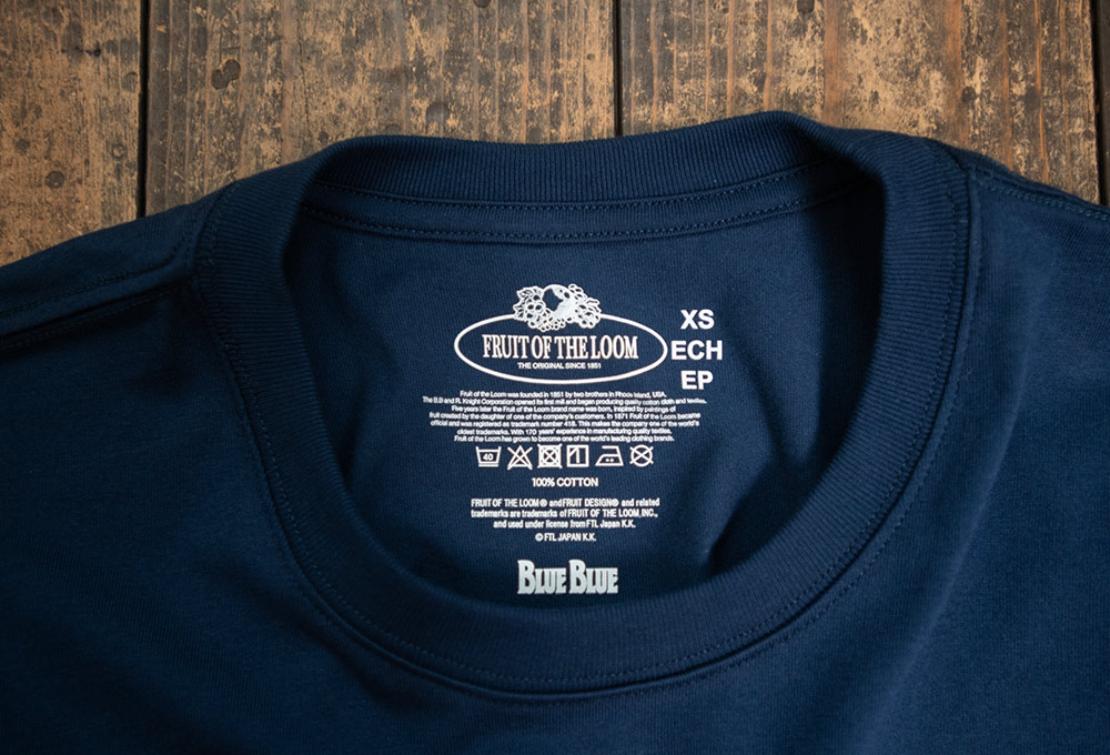 FRUIT OF THE LOOM BLUE BLUE 2PACK T-SHIRT | フルーツオブザルーム　ブルーブルー　2パックTシャツ