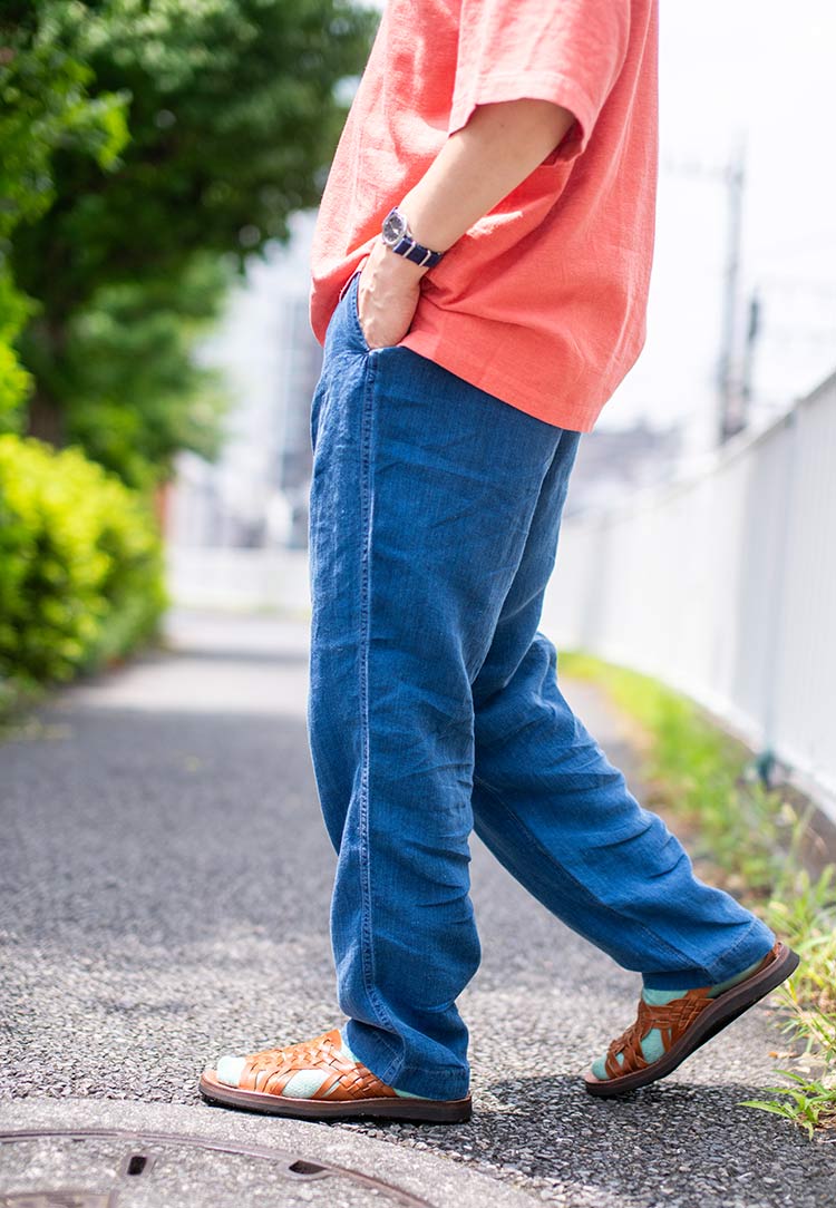 夏でも快適に過ごせる素材を使用したインディゴ染めのアイテムをご紹介！ | SUMMER INDIGO | BLUE BLUE | ブルーブルー