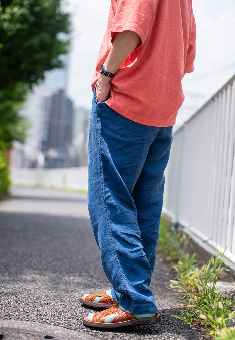 夏でも快適に過ごせる素材を使用したインディゴ染めのアイテムをご紹介！ | SUMMER INDIGO | BLUE BLUE | ブルーブルー