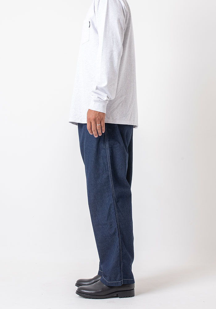 JACQUARD DENIM <br>WORK TROUSERS | BLUE BLUE | ブルーブルー