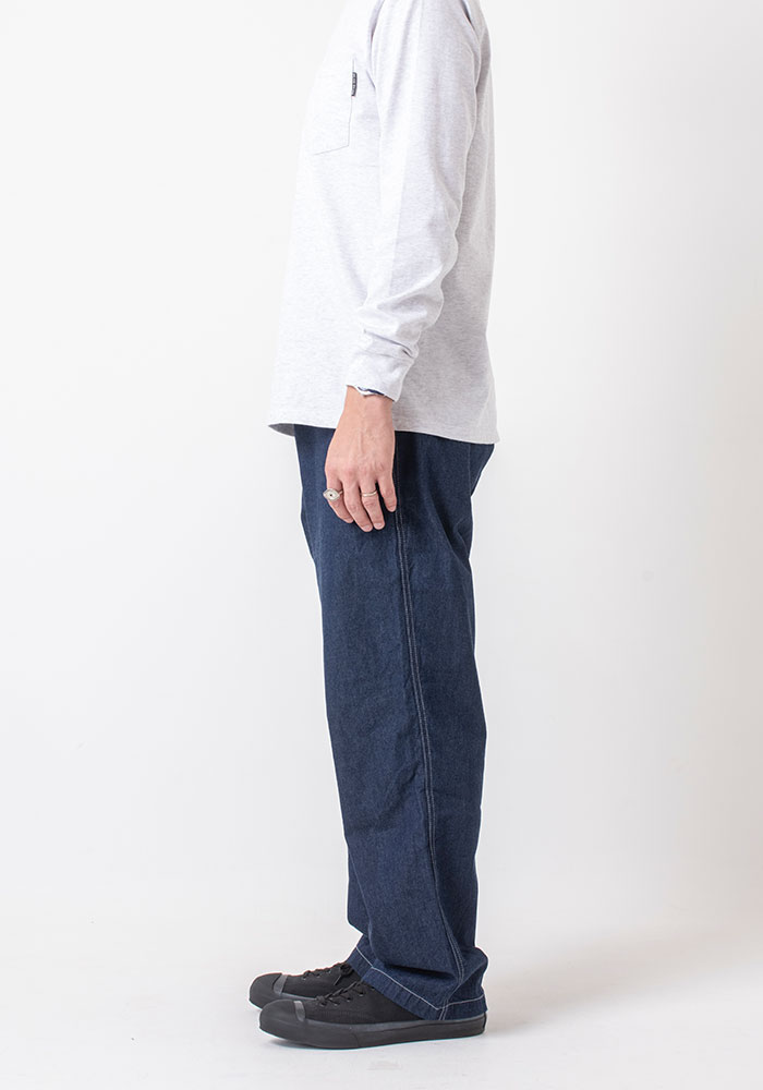 JACQUARD DENIM <br>WORK TROUSERS | BLUE BLUE | ブルーブルー