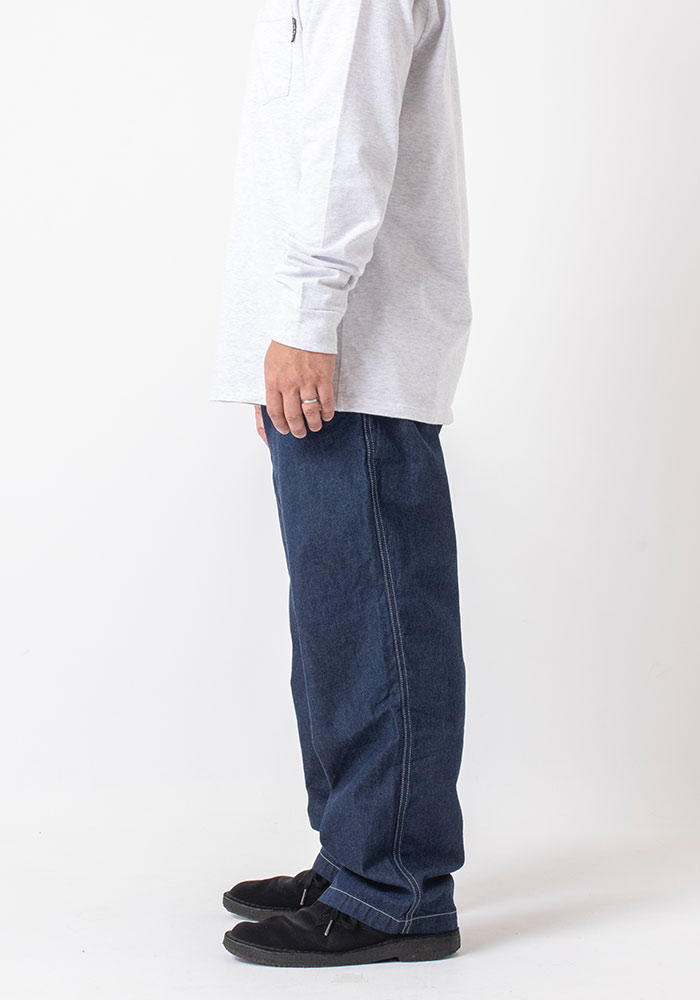 JACQUARD DENIM <br>WORK TROUSERS | BLUE BLUE | ブルーブルー