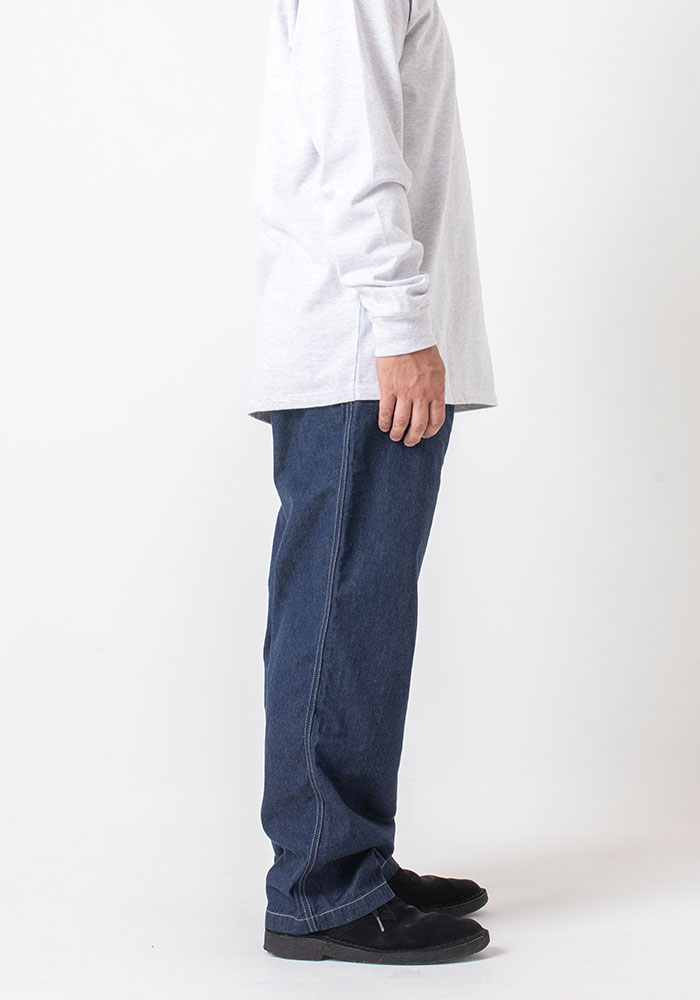 JACQUARD DENIM <br>WORK TROUSERS | BLUE BLUE | ブルーブルー