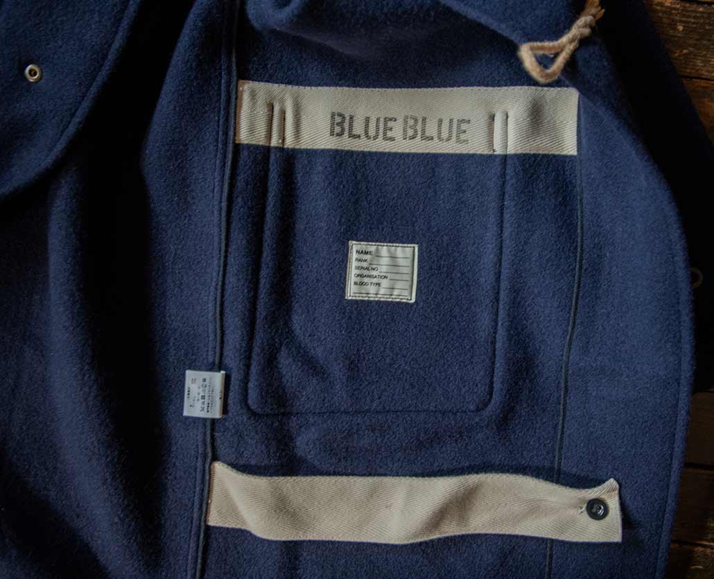 GLOVERALL BLUE BLUE MONTY DUFFLECOAT EXCLUSIVE　カフスディティール | BLUE BLUE | ブルーブルー