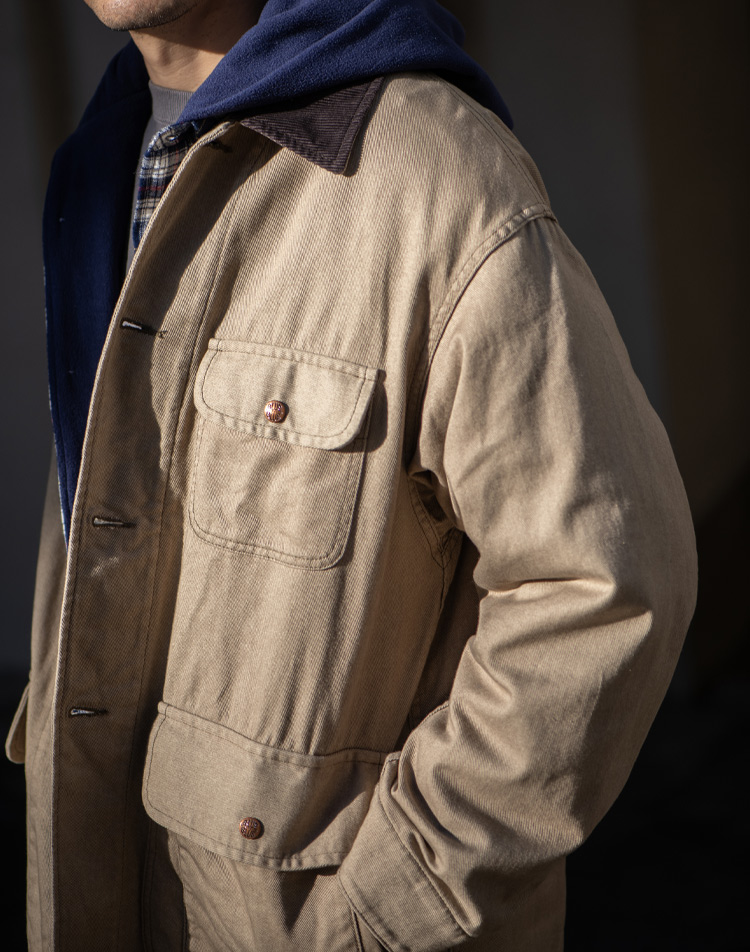 SOFT COTTON DRILL BUSH JACKET