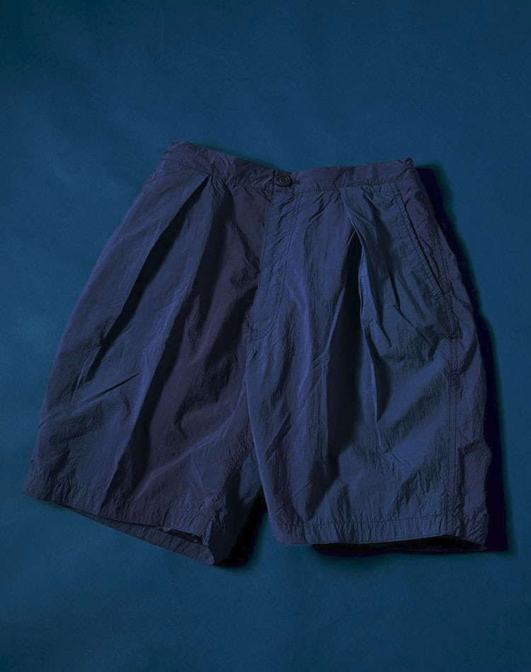 >ニショクゾメ リサイクルナイロン タックショーツ | BLUE BLUE JAPAN | ブルーブルージャパン