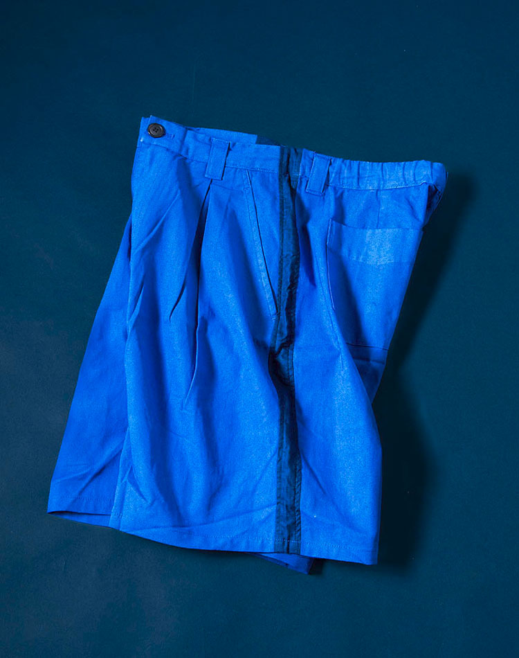 >REWORK ドライギャバ ボックスタックショーツ | BLUE BLUE JAPAN | ブルーブルージャパン