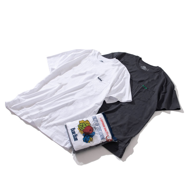 オーガニックコットン 2パック ポケットTシャツ | BLUE BLUE | ブルーブルー